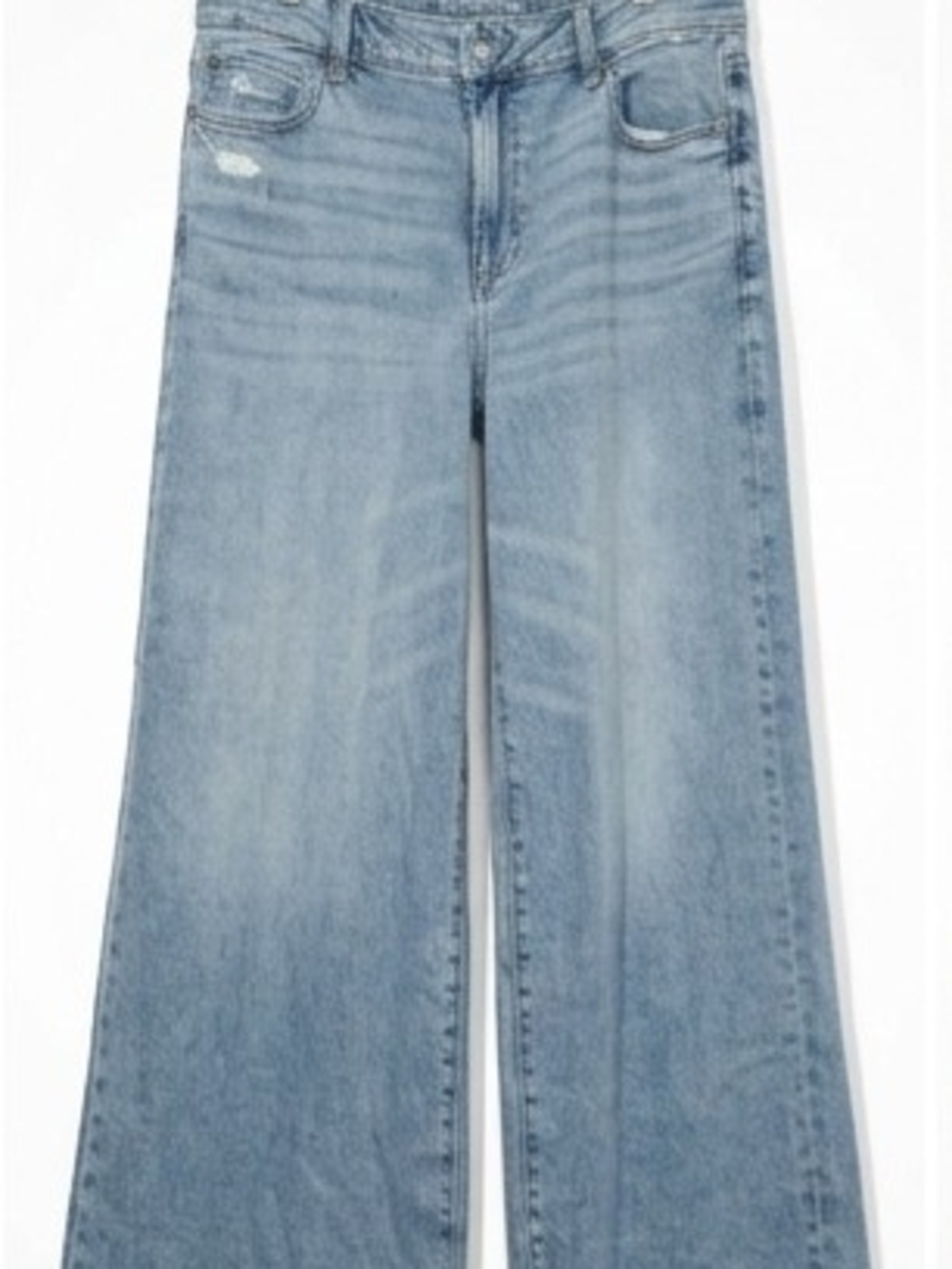 AMERICAN EAGLE A- LINE fit Light Blue Wide-Leg Jeans